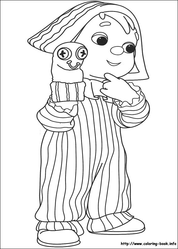 Andy Pandy coloring picture